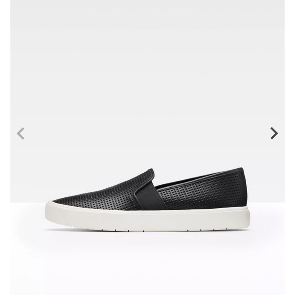 VINCE Perforated Leather Blair Sneaker, NEW. 
Style # 52862 - Picture 3 of 11